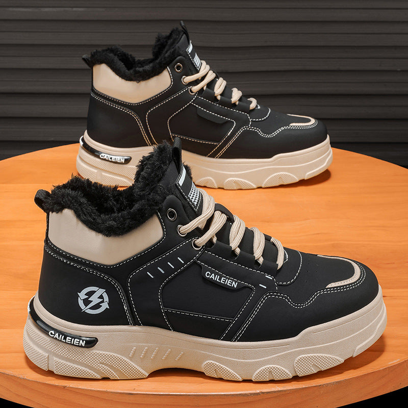 Damen High- Sneaker Warm Kuschelig Winter