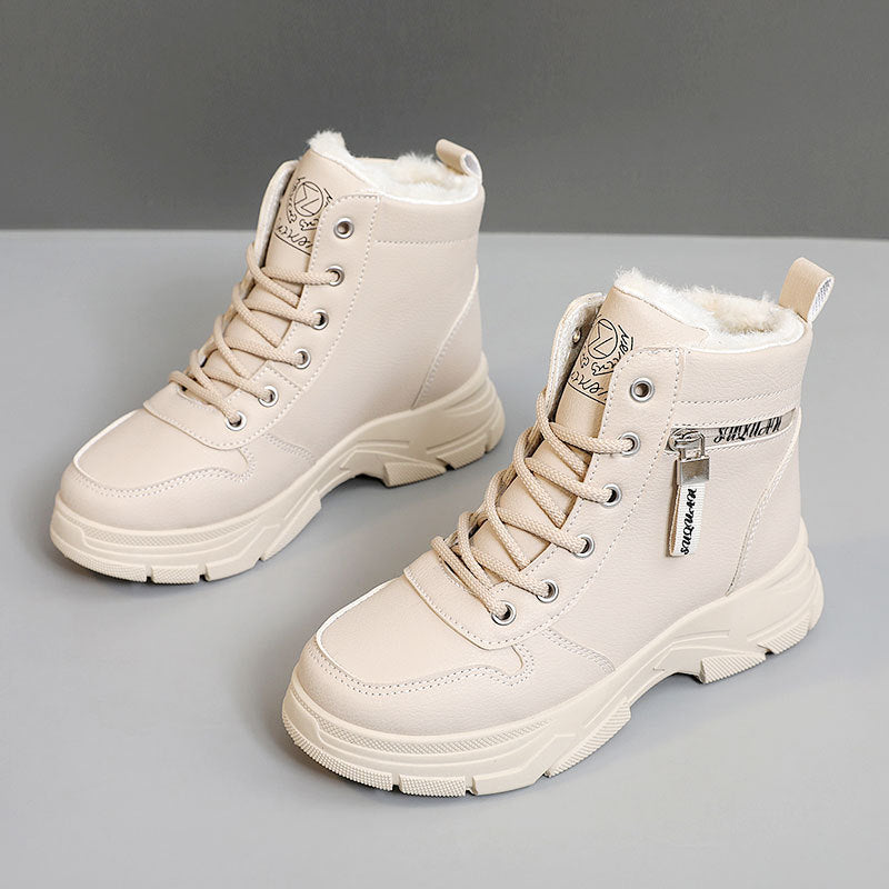 Damen Winterstiefel Warm Rutschfest Hochschuhe