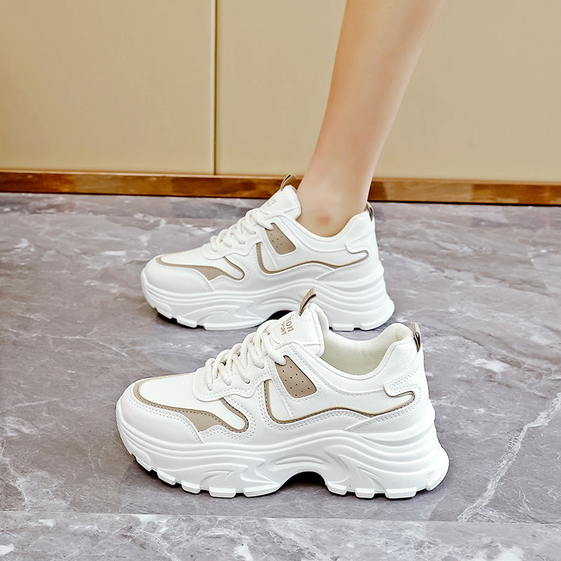 Damen Chunky Sneaker Bequem Dämpfung
