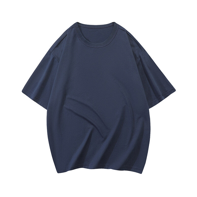 Damen Oversized T-Shirt Lässig Baumwolle