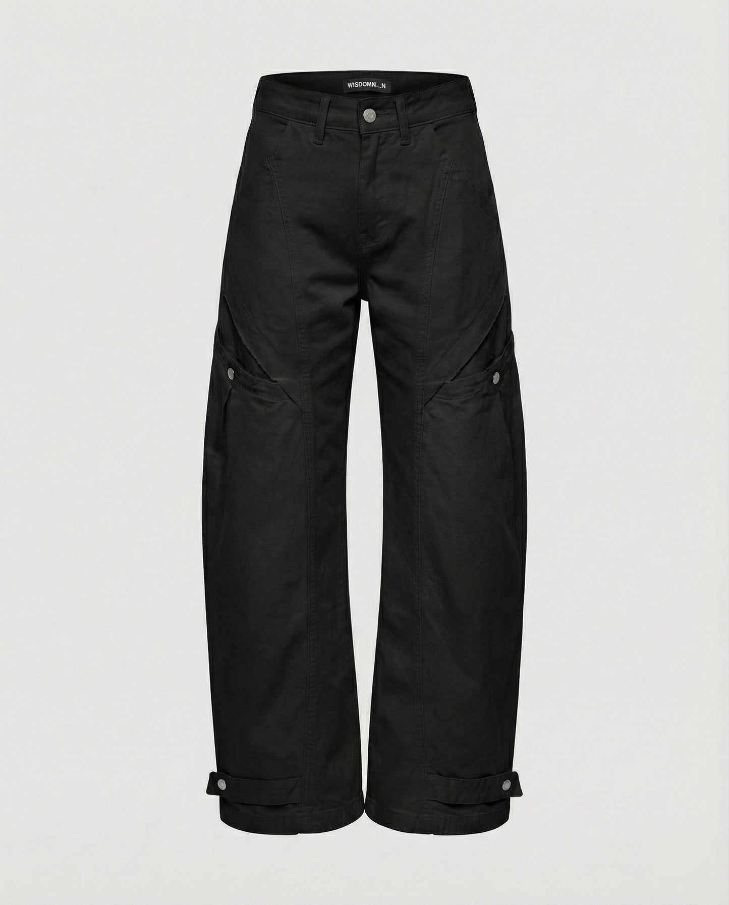 Damen Highwaist Palazzo Hose Elastisch