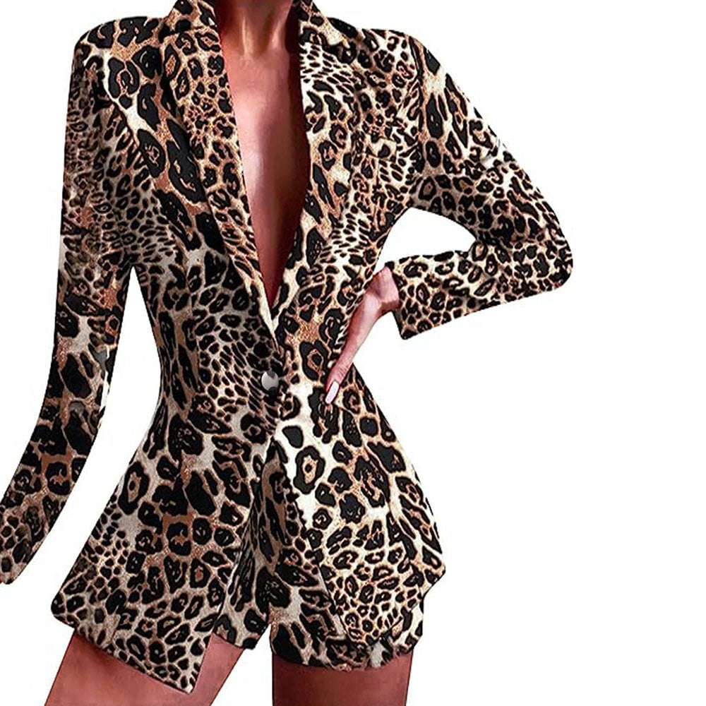 Damen Blazer Kurz Bunt Berliner Stil