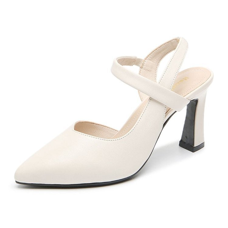 Damen Slingpumps Elegante Absätze Verstellbarer Riemen