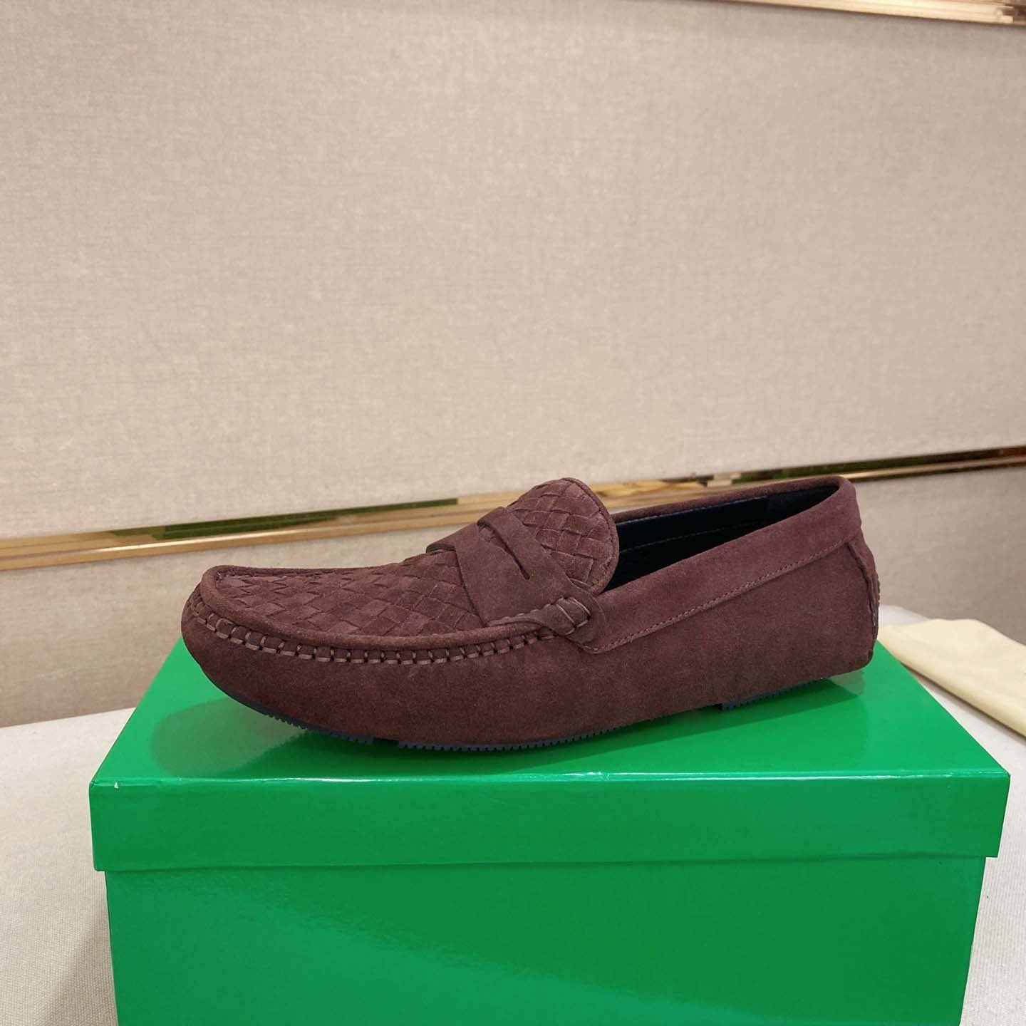 Damen Mokassin Geflochtene Schuhe Bequem Sommer sollte zu Damen