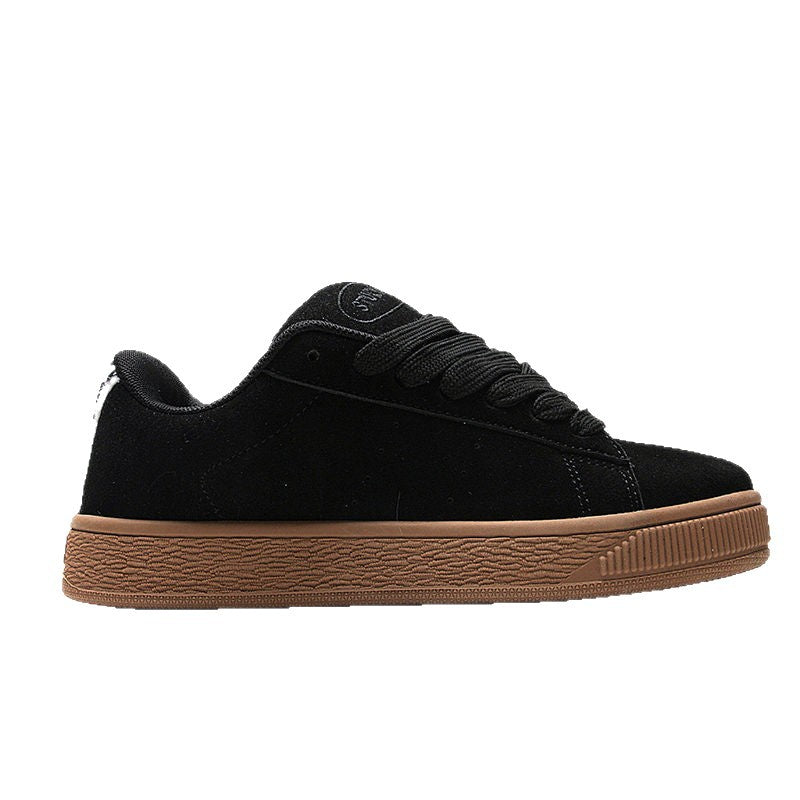 Damen Sneaker Weiches Nubukleder Rutschfest