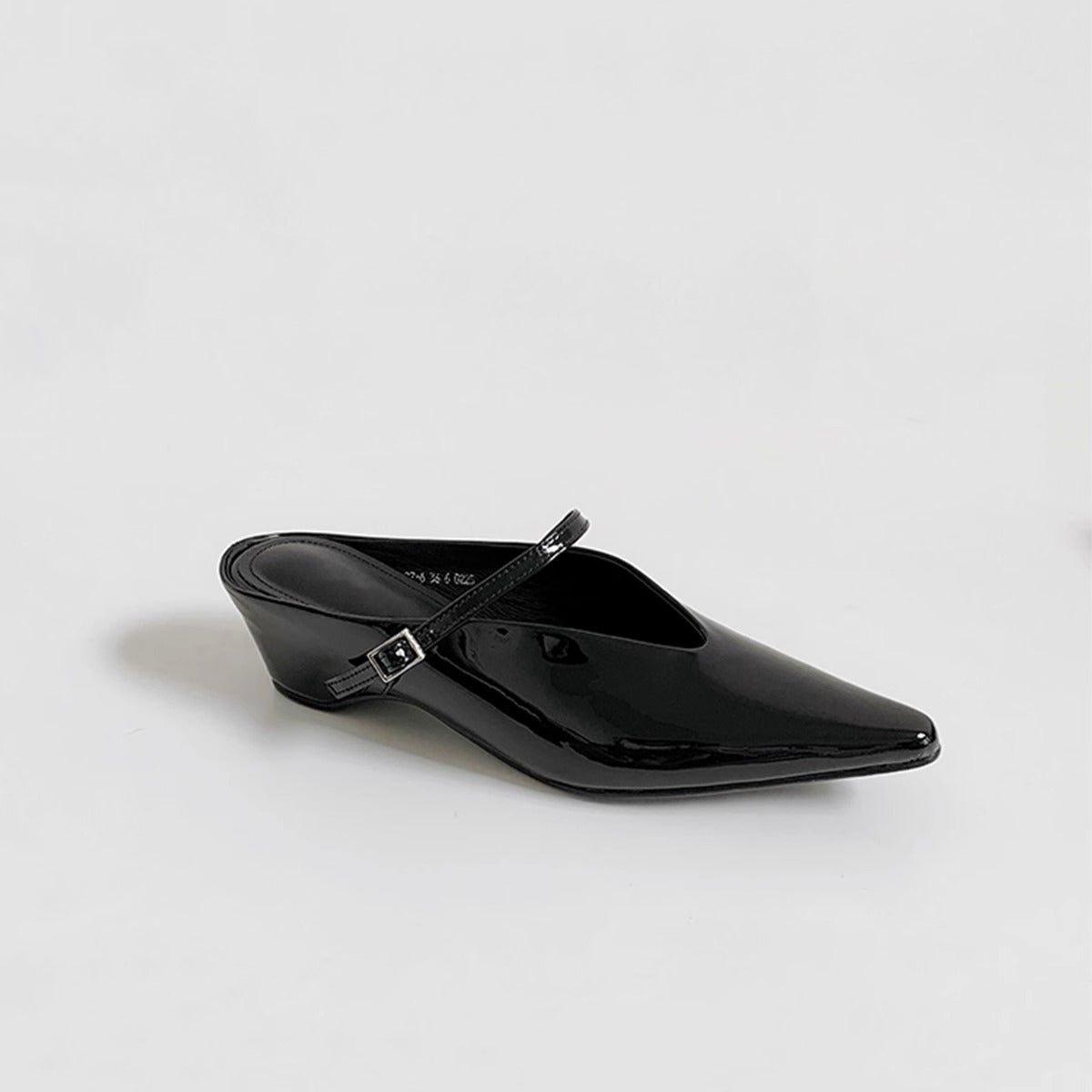Damen Slingback Schuhe Spitze Riemen Eleganz