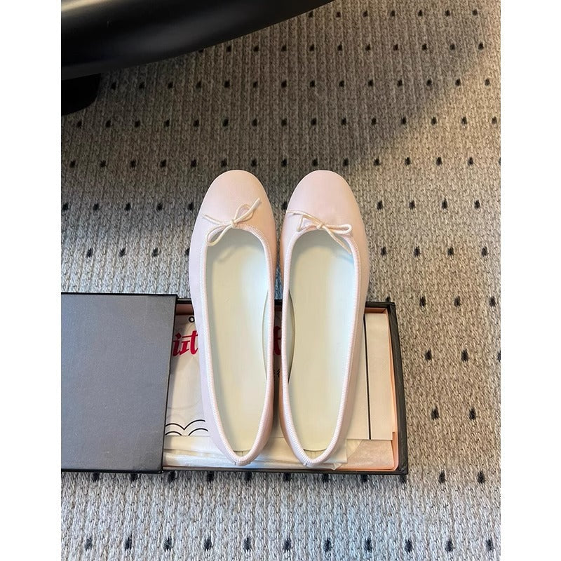 Damen Ballerinas mit Schleifen Detail Komfortabel