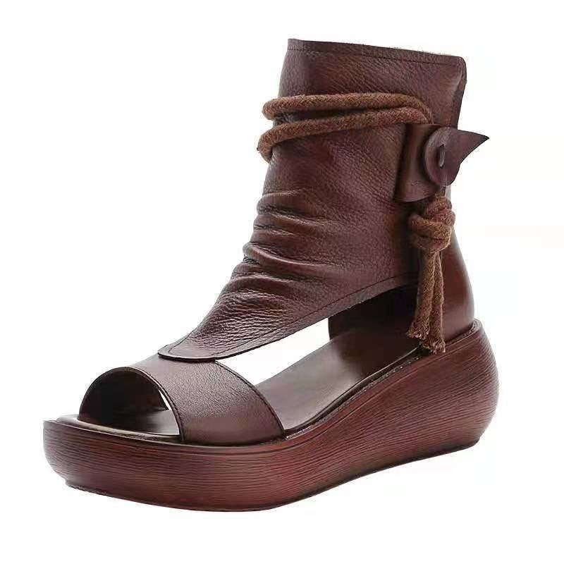 Damen Plateau-Sandaletten Hochzeitsschuhe Moderner Riemen Look wird