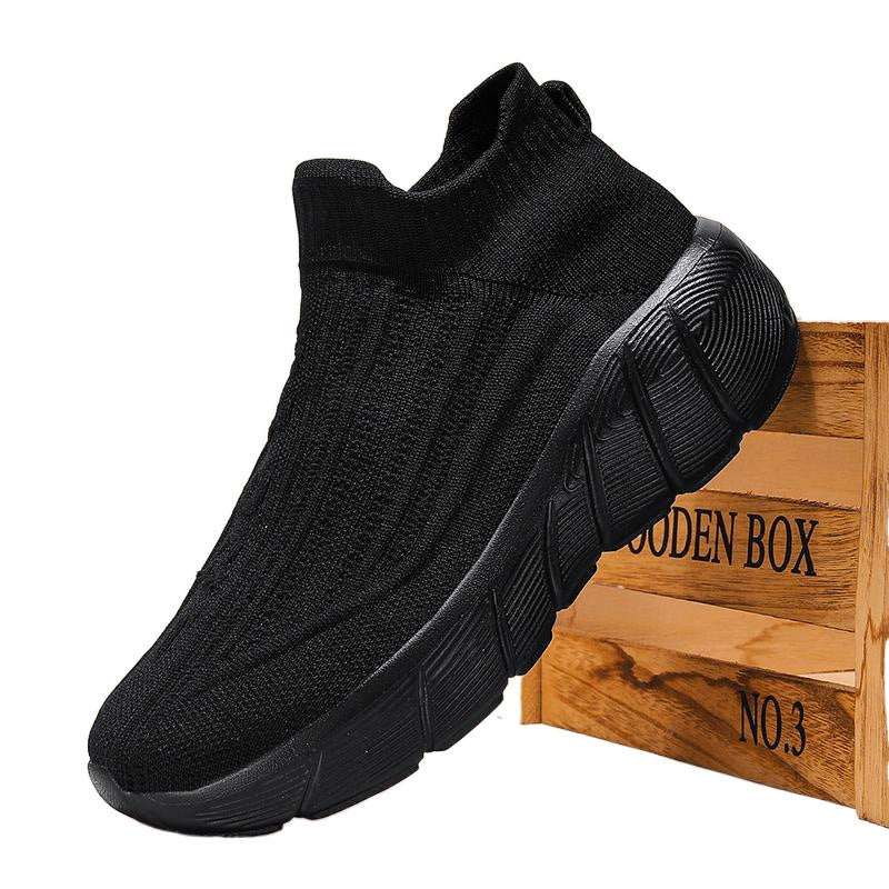 Damen Sneaker Strick Bequem