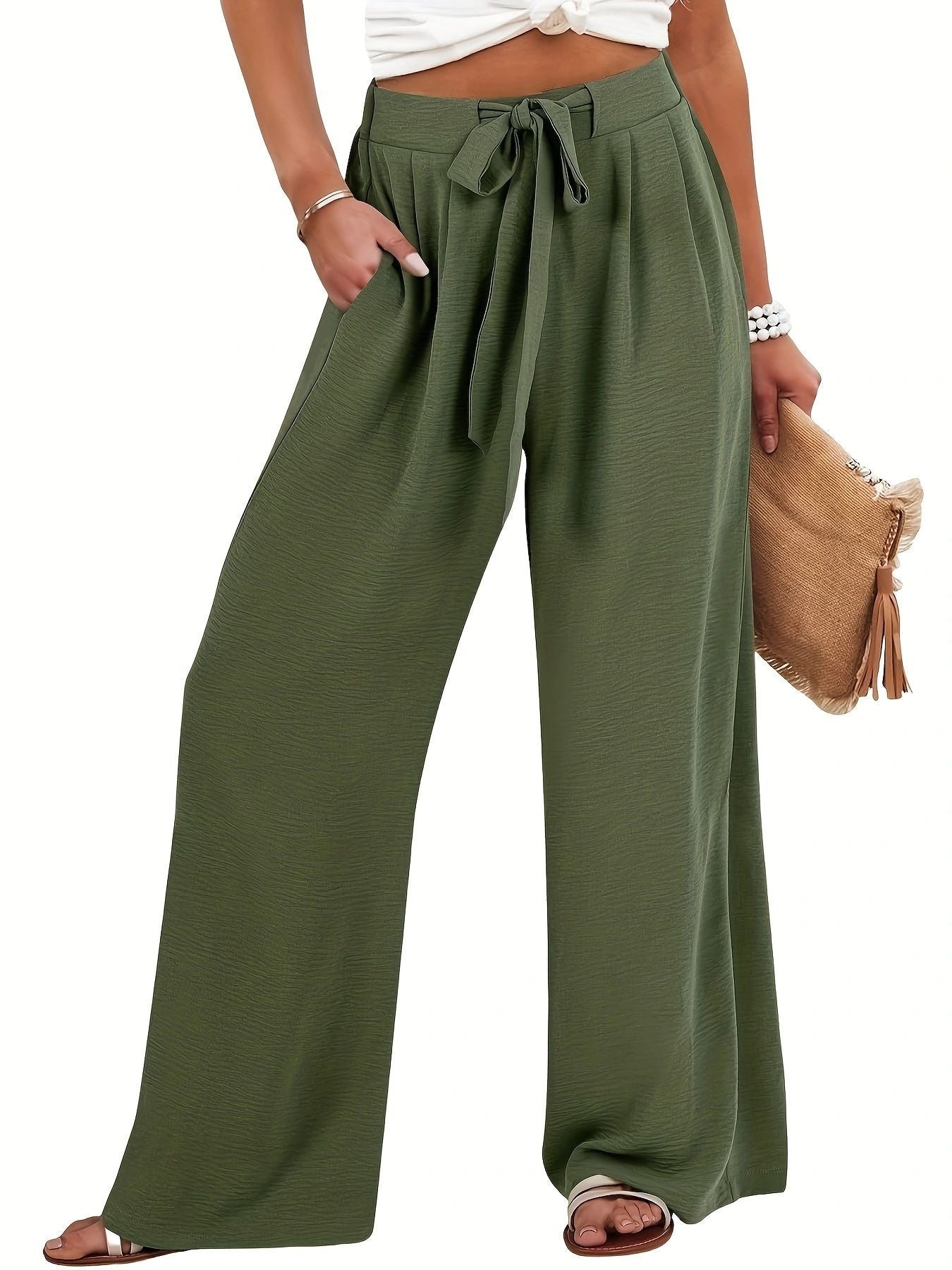 Damen Palazzo-Hose Leicht Sommer