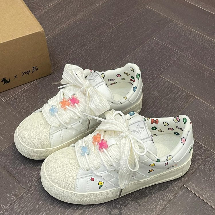 Damen Sneaker Atmungsaktives Mesh Dekor