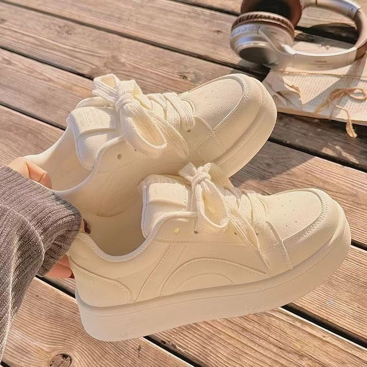 Damen Sneaker Bequem Modisch Profilsohle