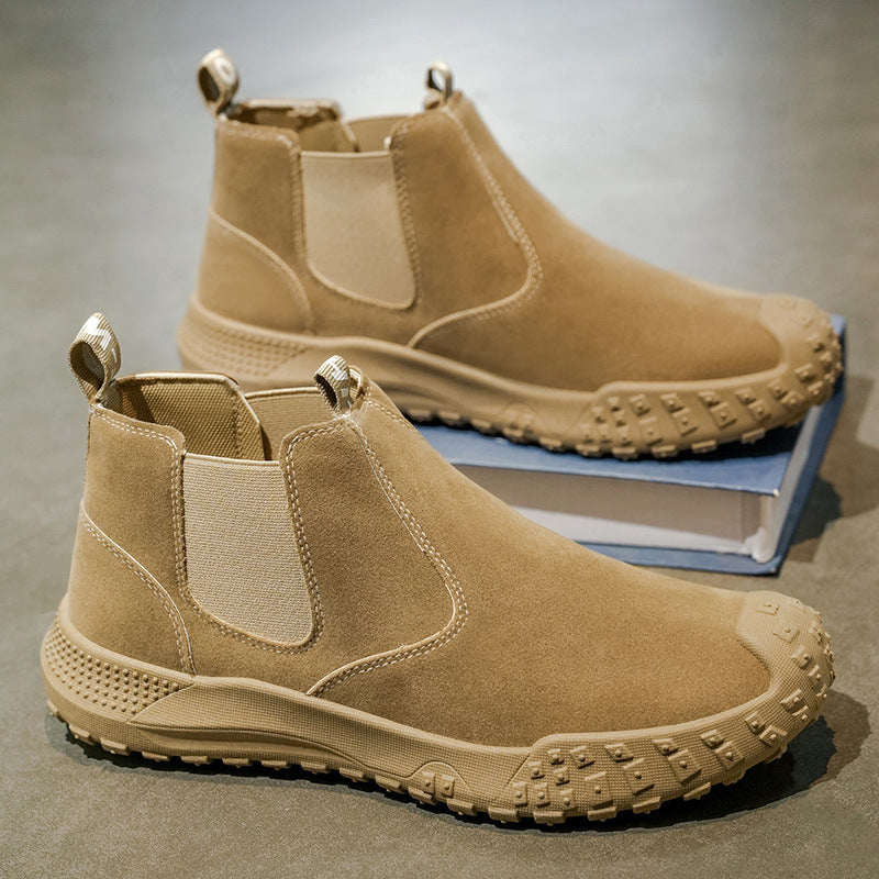 Damen Chelsea Boots Sportlich Rutschfest