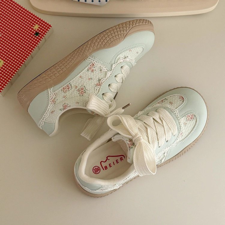 Damen Sneaker Spitze Floral