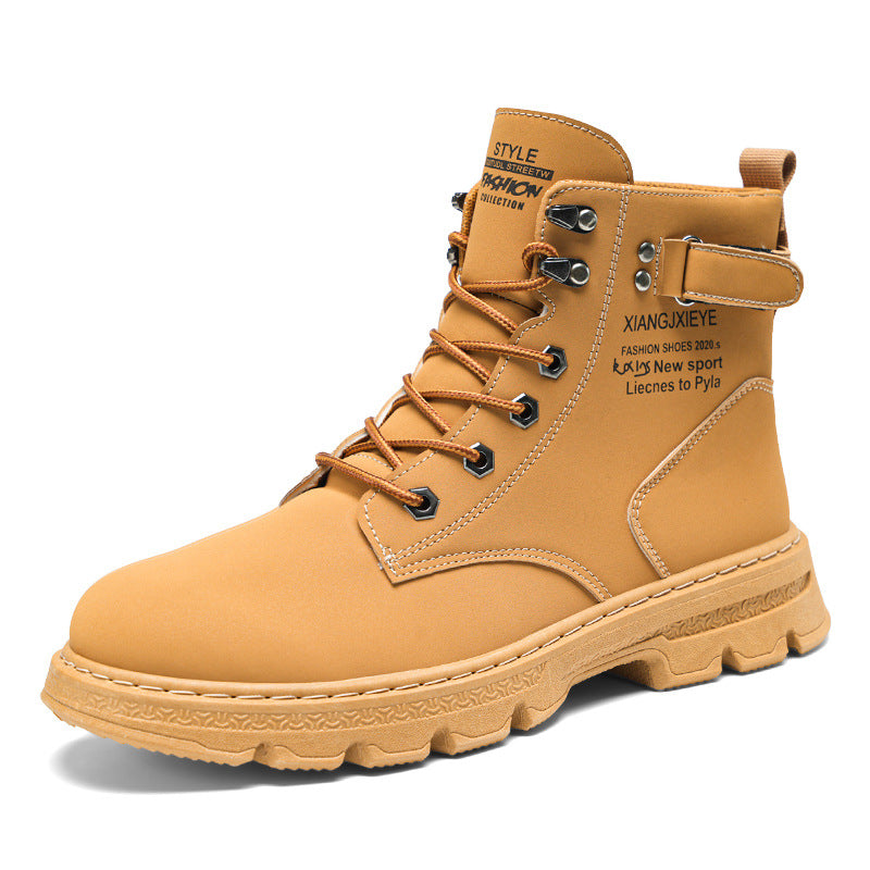Damen Lederstiefel Rutschfest Schnürstiefel Winter