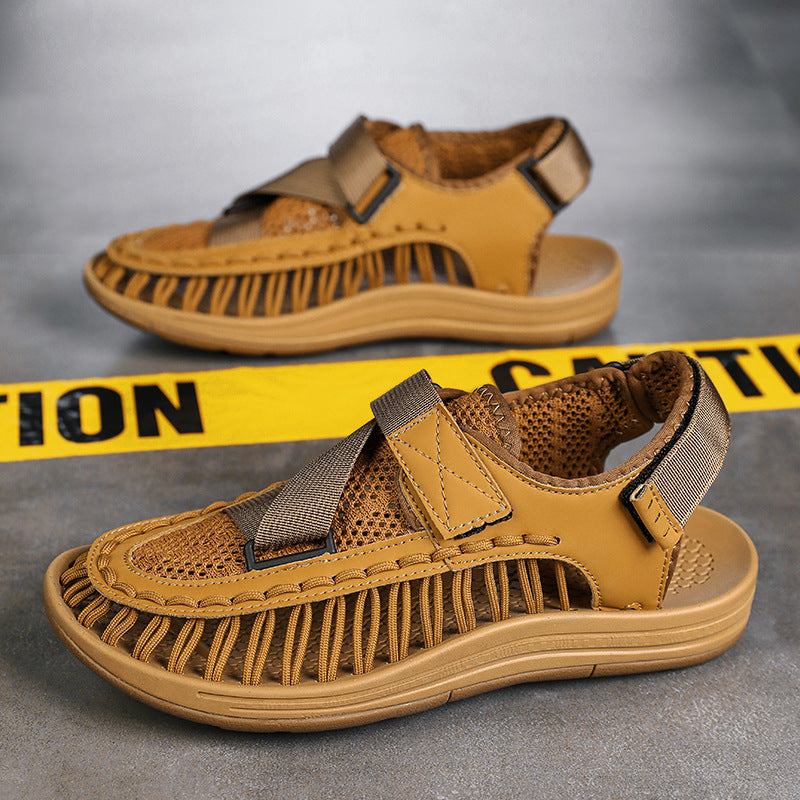 Damen Sport Sandalen Atmungsaktives Leder Bequem
