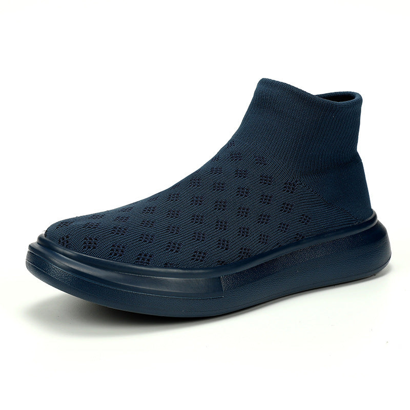 Damen Sneaker Atmungsaktive Strickschuhe Flexibel