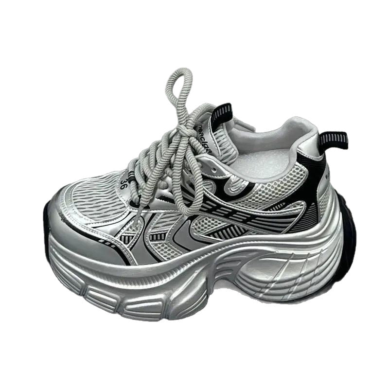 Damen Sneaker Chunky Atmungsaktives Netzwerk Leicht