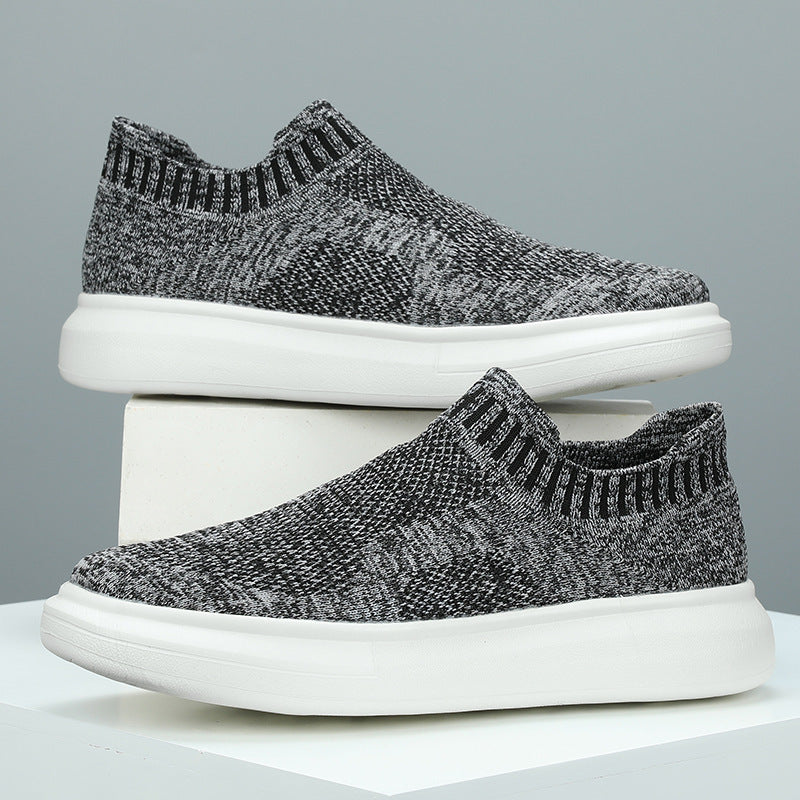 Damen Sneaker Strick Rutschfest Flexibel