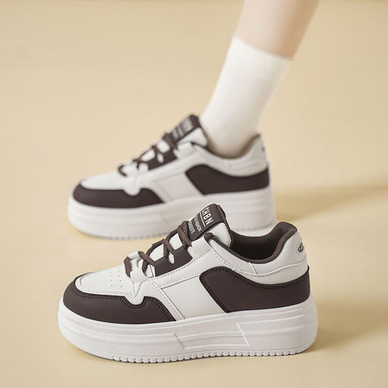 Damen Sneaker Bequem Dicksohlige