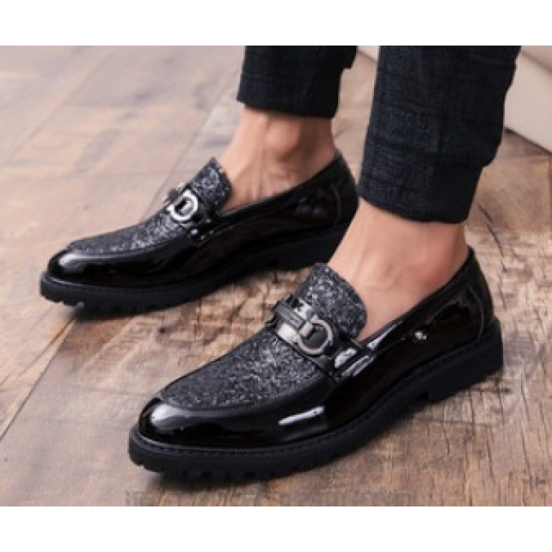 Damen Mokassins Glitzernde Schuhe Elegant