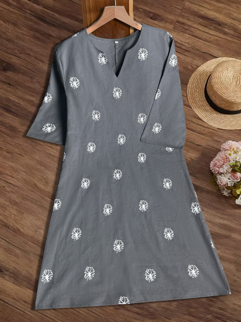 Damen Sommerkleid Leichtes Spitzenkleid Modern