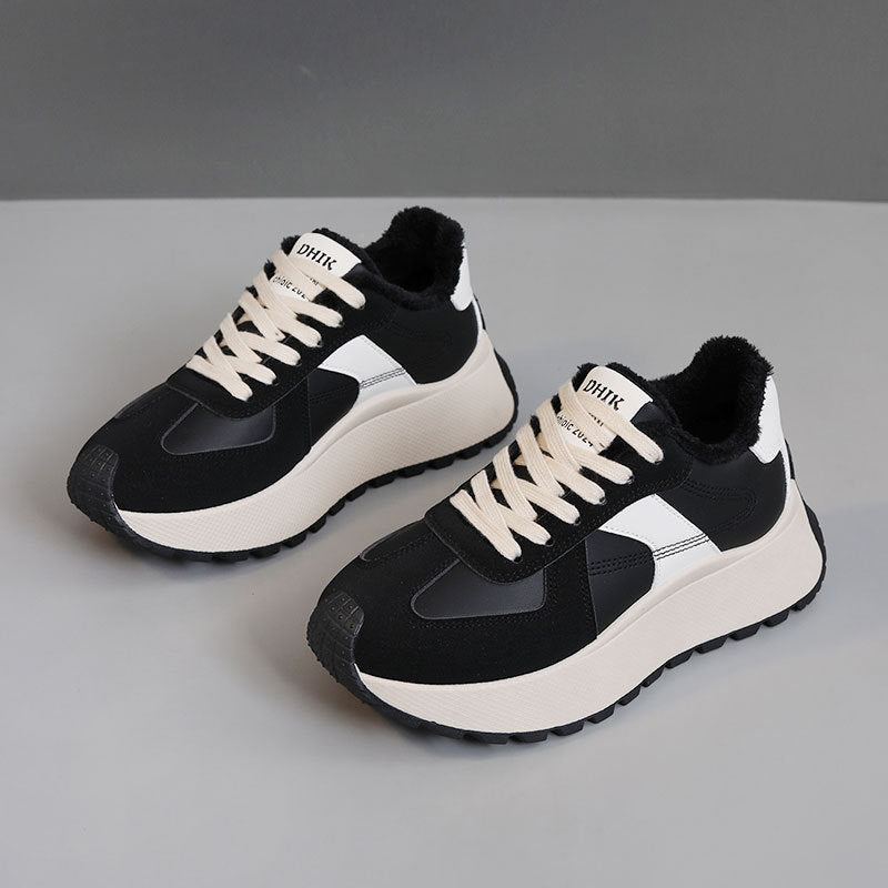 Damen High- Sneaker Warmfleece