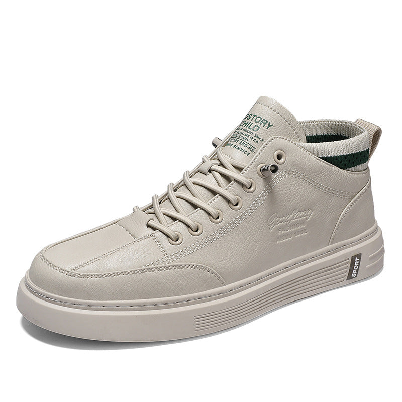 Damen Hochsneaker Kunstleder Elastisch