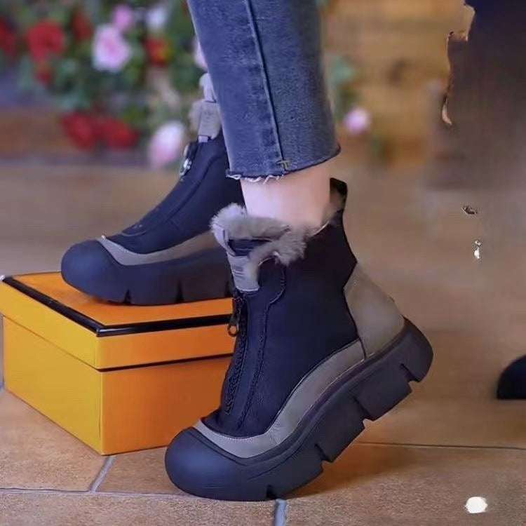 Damen Winterstiefel Gefüttert Antirutschsohle