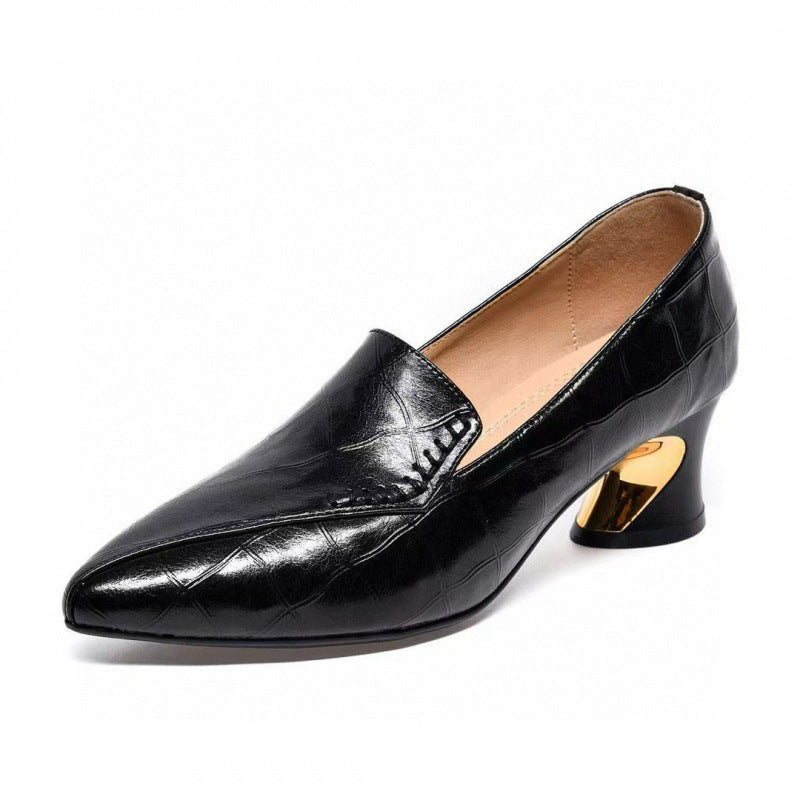 Damen High Heels Elegant Bequem Leder