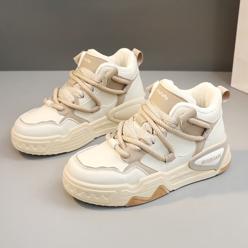 Damen High- Sneaker Bequem Mit Dämpfung