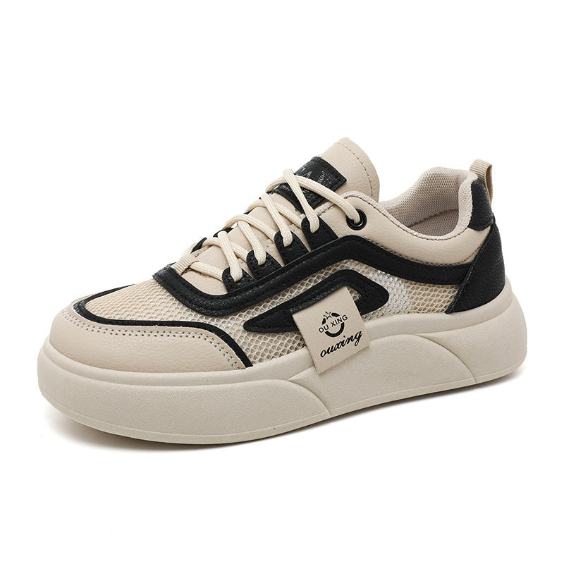 Damen Sneaker Sportlich Atmungsaktives Mesh Elastisch