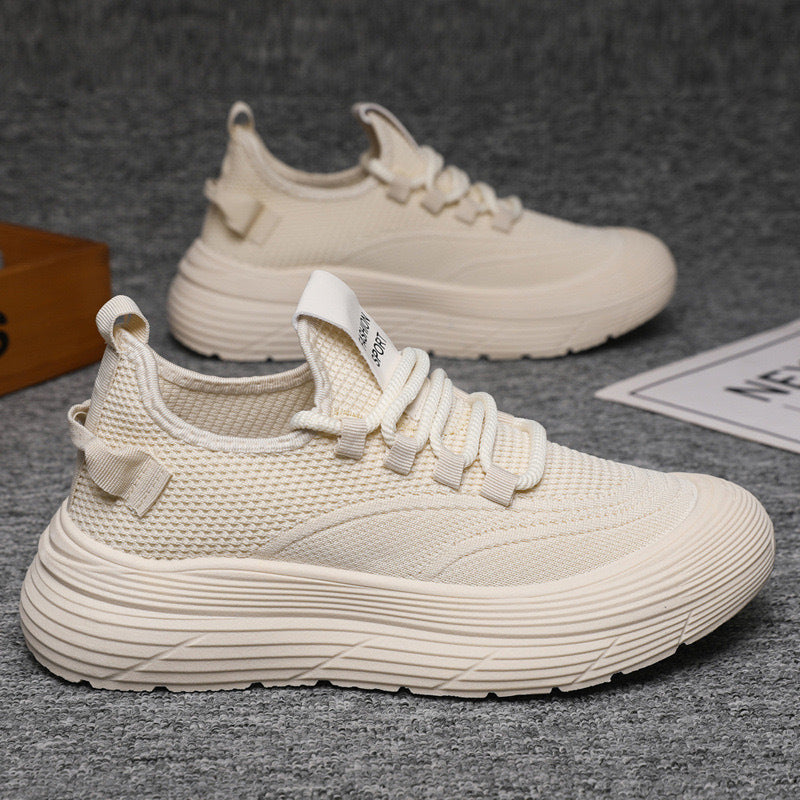 Damen Sneaker Atmungsaktiv Flexible Rutschfeste Sohle
