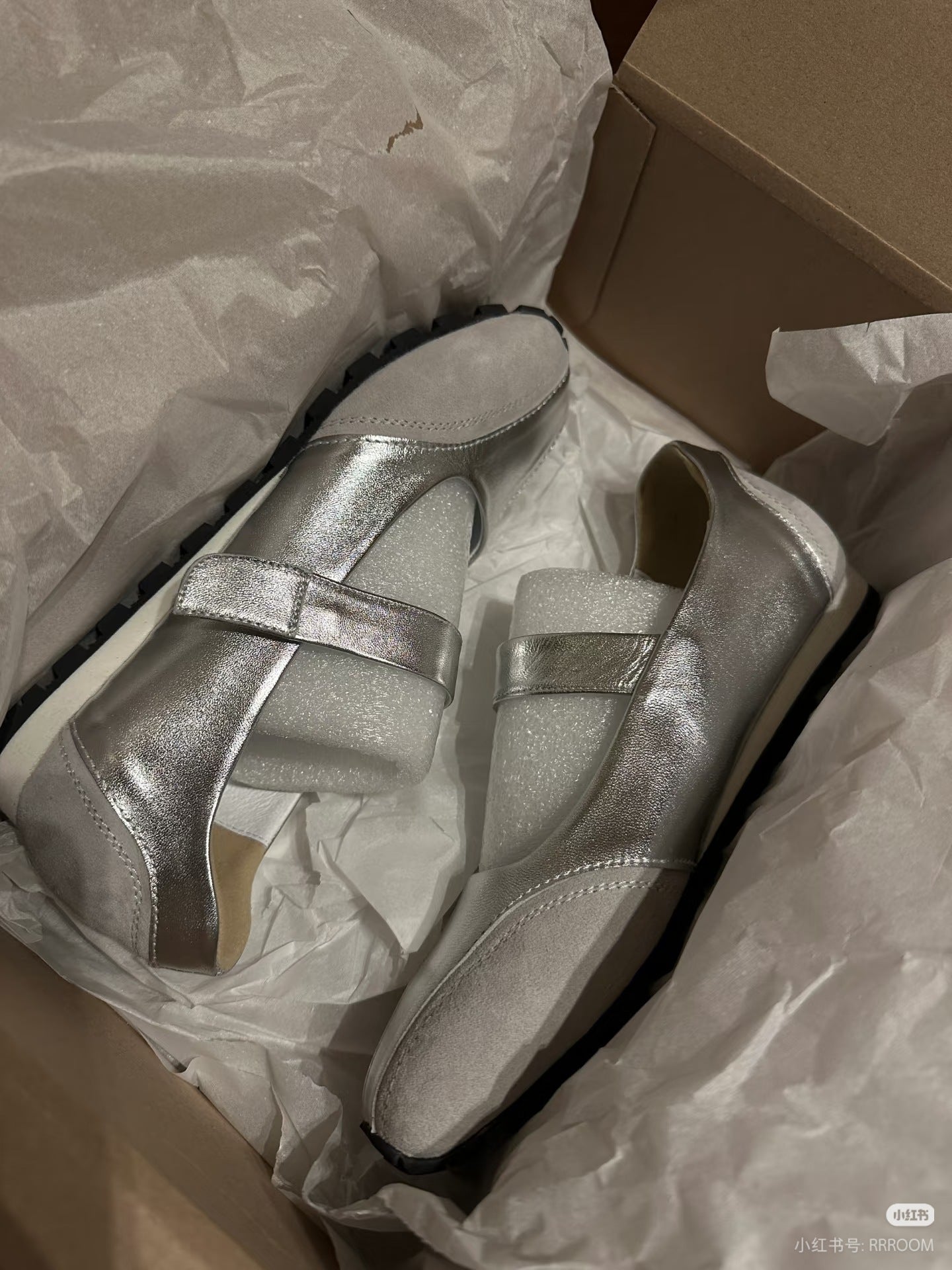 Damen Ballerinas Elegante Leder Schuhe Mit Riemenverschluss