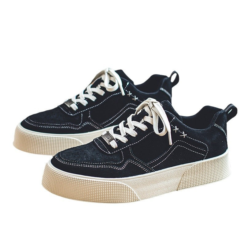 Damen Sneaker Velours Leder Sportlich