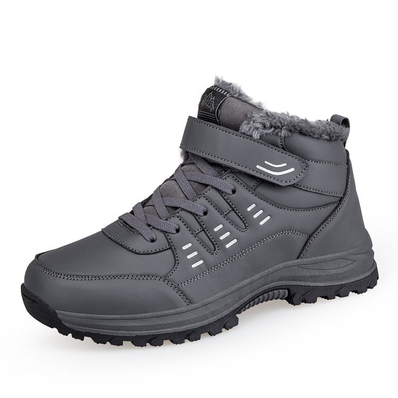 Damen Wanderstiefel Winterfest Isoliert Klettverschluss