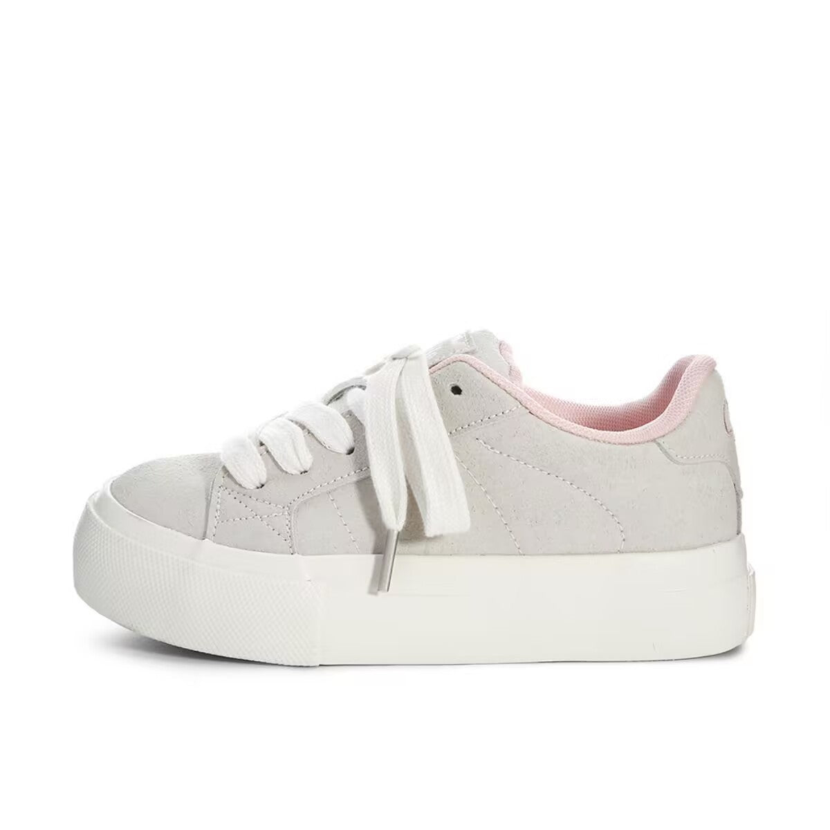 Damen Sneaker Weiches Wildleder Atmungsaktiv Bequem