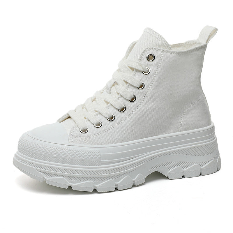 Damen Sportschuhe Hohe Sneaker Robust Mit Profilsohle