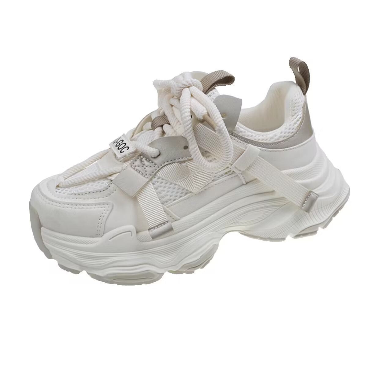 Damen Sneaker Sportlich Atmungsaktive Laufsohle