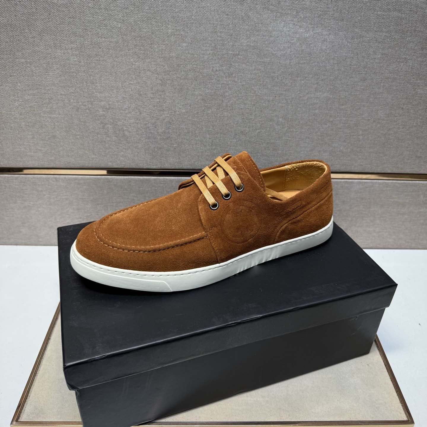 Damen Mokassin Sneaker Weichleder Rutschfest