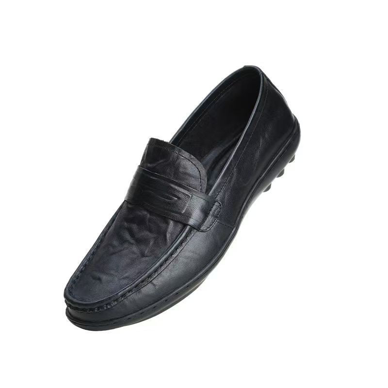 Herren Mokassins Elegantes Nerzdesign Leder
