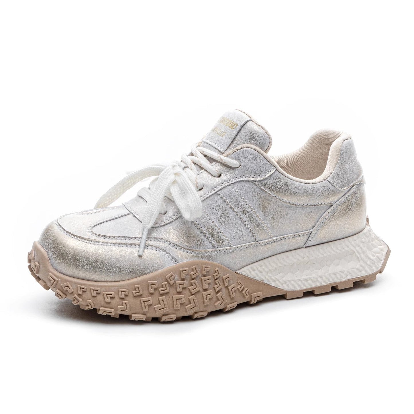 Damen High Sneaker Chunky Atmungsaktives Mesh