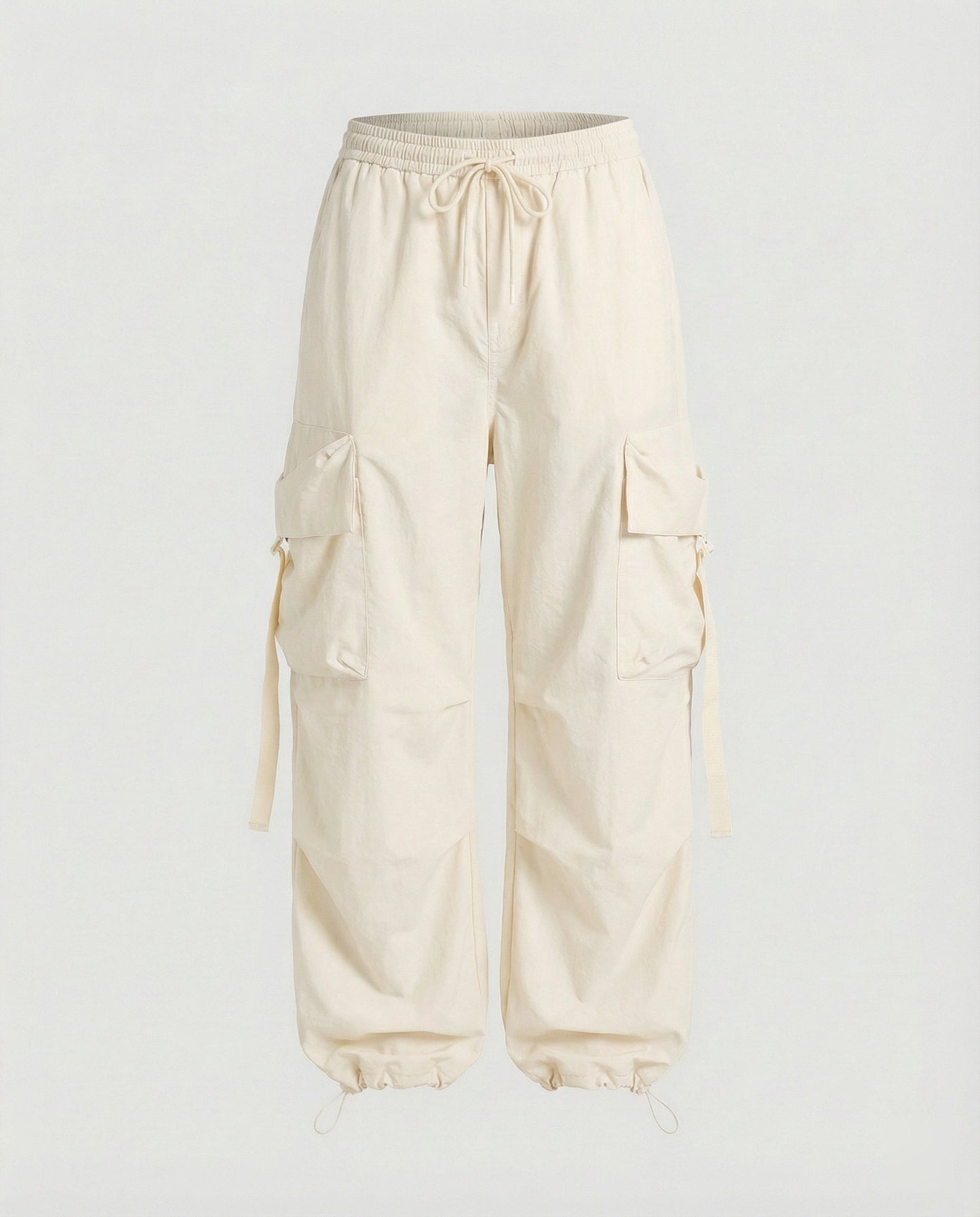 Damen Cargo-Hose Elastikbund Kordelzug Bequem