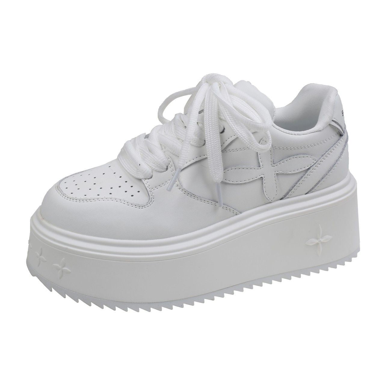 Damen Plateau Sneaker Rutschfest Gepolstert Komfort