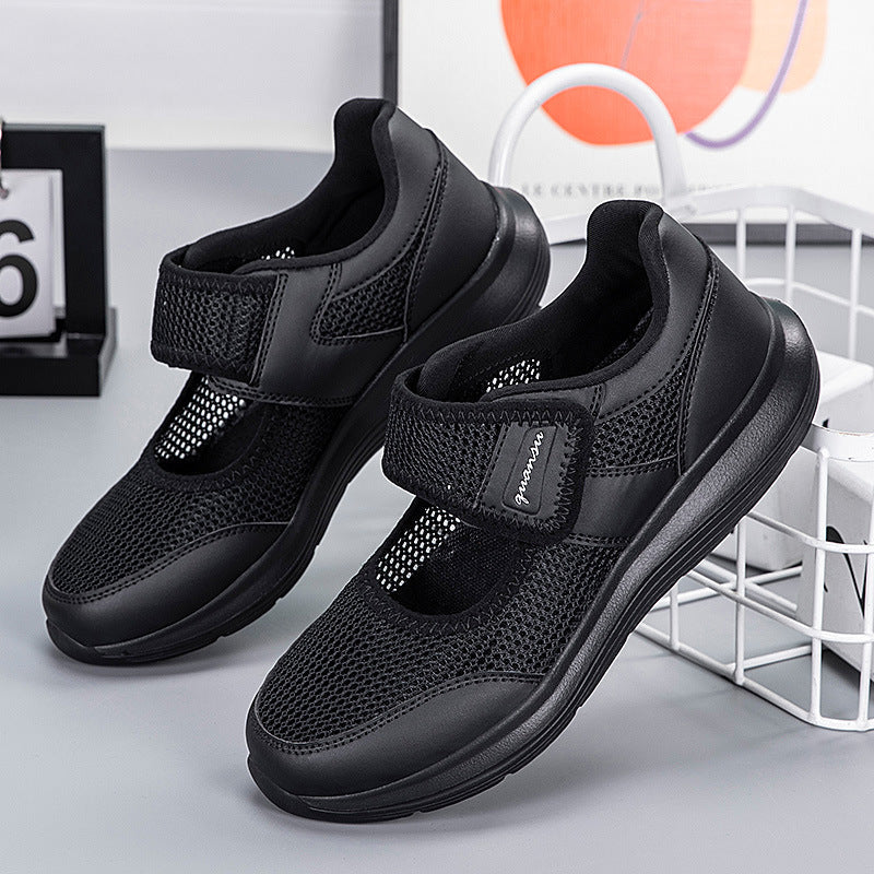 Damen Sneaker Sportlich Atmungsaktives Netzdesign