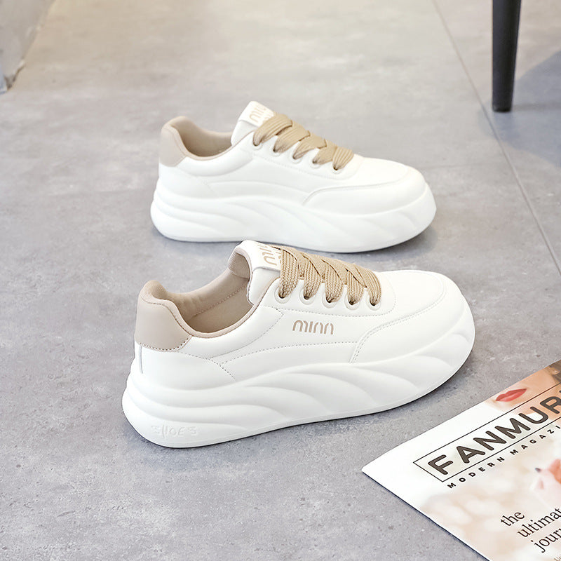 Damen Sneaker Atmungsaktives Mesh Dicke Sohle