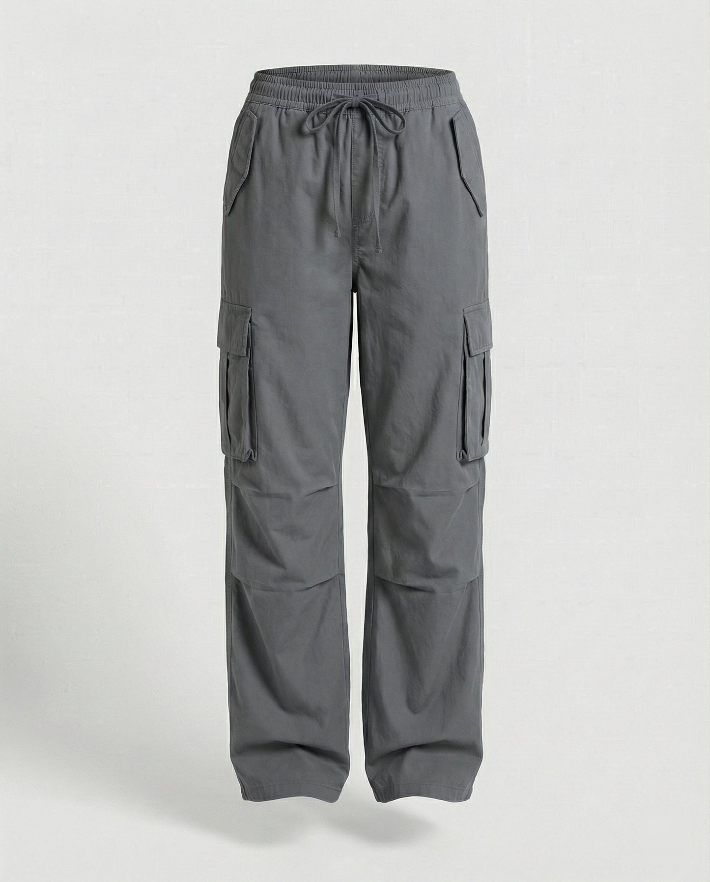 Damen Cargo-Hose Weite Bein Retro-Style mit Taschen