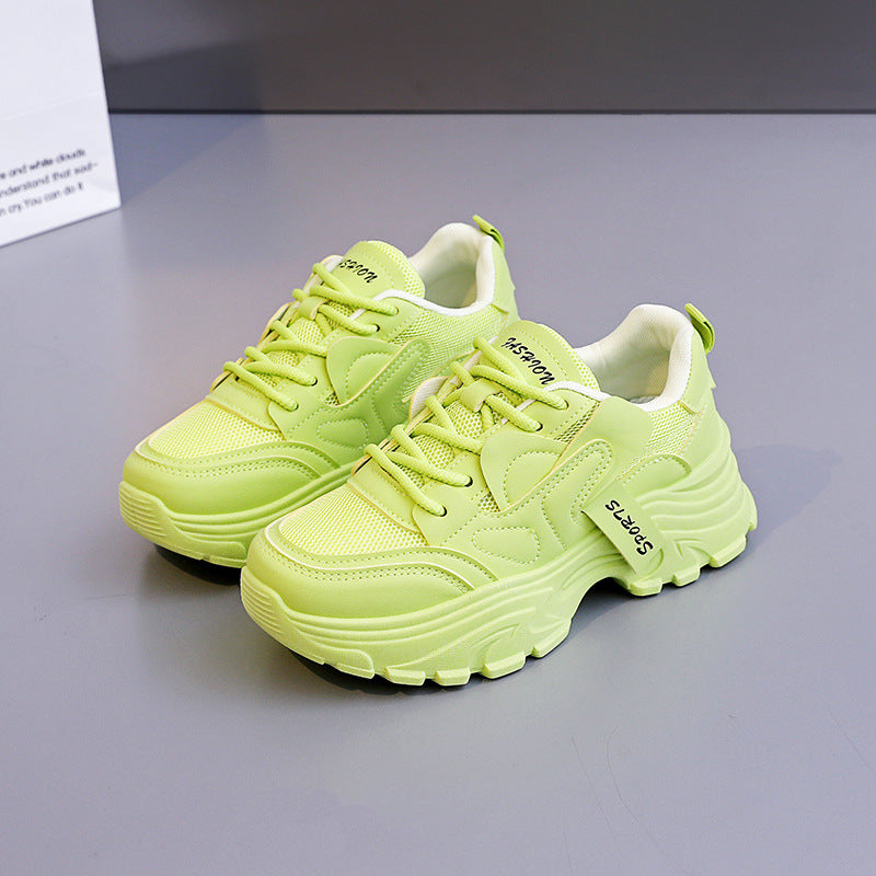 Damen Sneaker Chunky Atmungsaktives Mesh Weich