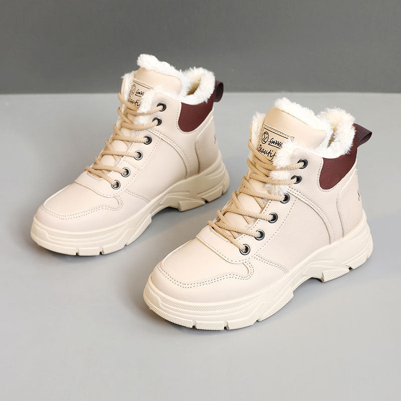 Damen High- Sneaker Gefüttert Warm Winter