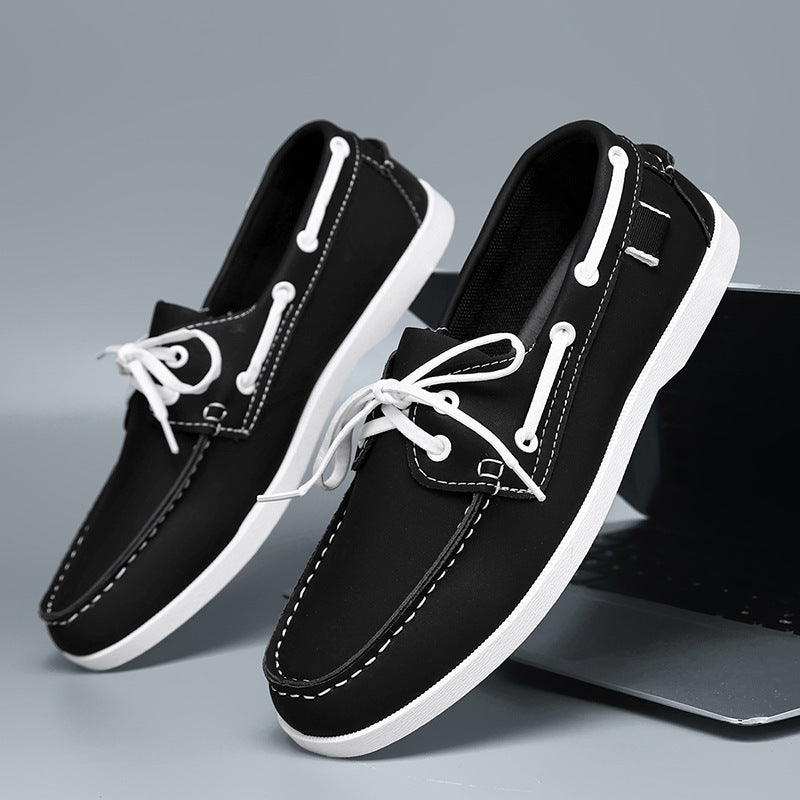Herren Leder-Slipper Maritim